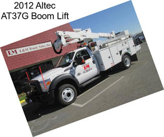 2012 Altec AT37G Boom Lift