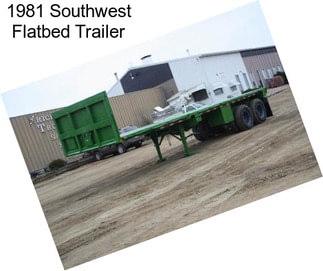 1981 Southwest Flatbed Trailer