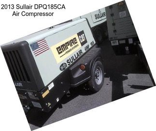 2013 Sullair DPQ185CA Air Compressor