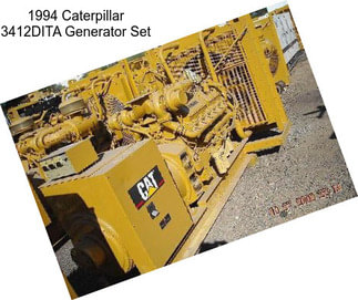 1994 Caterpillar 3412DITA Generator Set