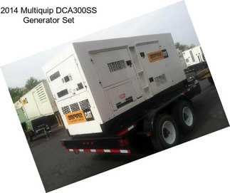 2014 Multiquip DCA300SS Generator Set