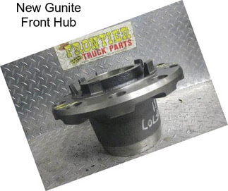 New Gunite Front Hub