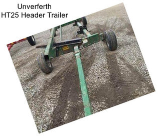 Unverferth HT25 Header Trailer