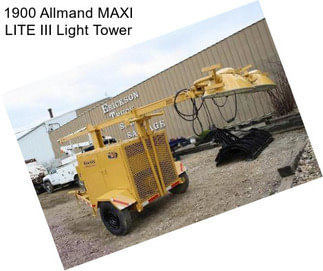 1900 Allmand MAXI LITE III Light Tower