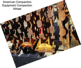 American Compaction Equipment Compaction Wheel