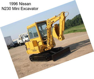 1996 Nissan N230 Mini Excavator