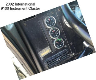 2002 International 9100 Instrument Cluster
