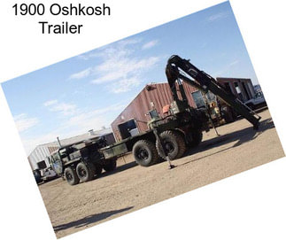 1900 Oshkosh Trailer