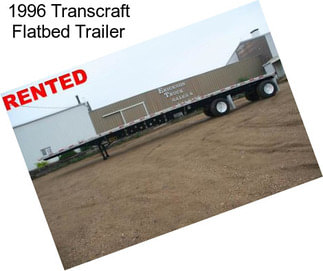 1996 Transcraft Flatbed Trailer