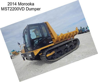 2014 Morooka MST2200VD Dumper