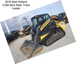 2016 New Holland C238 Skid Steer Track Loader