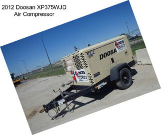 2012 Doosan XP375WJD Air Compressor