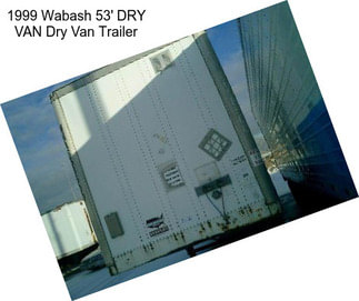 1999 Wabash 53\' DRY VAN Dry Van Trailer