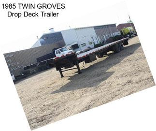 1985 TWIN GROVES Drop Deck Trailer