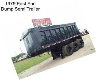 1979 East End Dump Semi Trailer