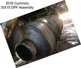 2016 Cummins ISX15 DPF Assembly