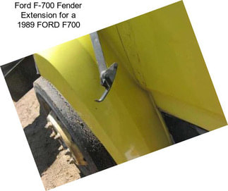 Ford F-700 Fender Extension for a 1989 FORD F700