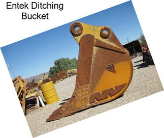 Entek Ditching Bucket