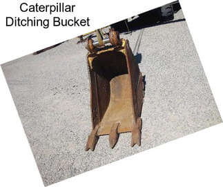 Caterpillar Ditching Bucket