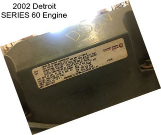 2002 Detroit SERIES 60 Engine