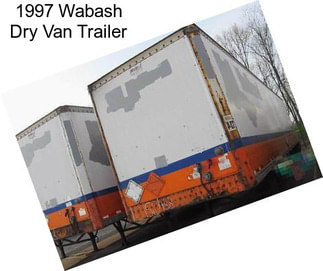 1997 Wabash Dry Van Trailer