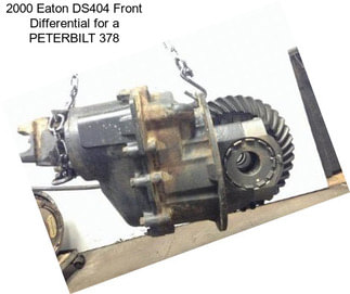 2000 Eaton DS404 Front Differential for a PETERBILT 378