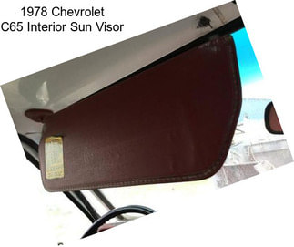 1978 Chevrolet C65 Interior Sun Visor