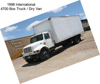 1998 International 4700 Box Truck / Dry Van