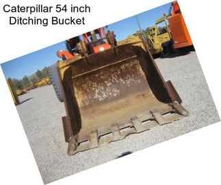 Caterpillar 54 inch Ditching Bucket