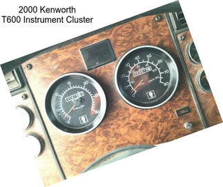 2000 Kenworth T600 Instrument Cluster