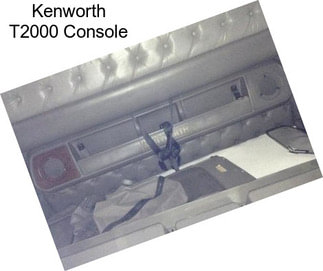 Kenworth T2000 Console