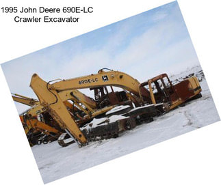 1995 John Deere 690E-LC Crawler Excavator