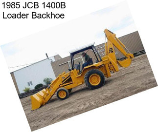 1985 JCB 1400B Loader Backhoe