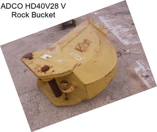 ADCO HD40V28 V Rock Bucket