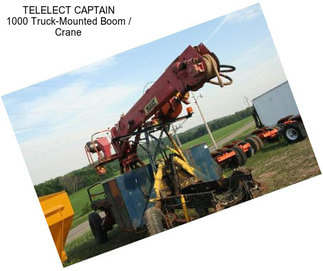 TELELECT CAPTAIN 1000 Truck-Mounted Boom / Crane