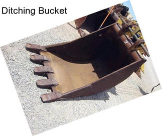 Ditching Bucket