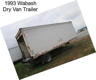 1993 Wabash Dry Van Trailer