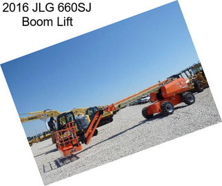 2016 JLG 660SJ Boom Lift