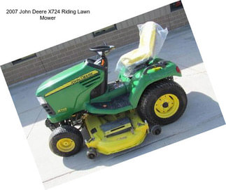 2007 John Deere X724 Riding Lawn Mower