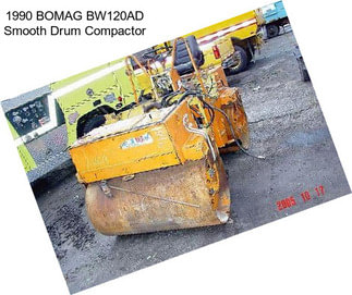 1990 BOMAG BW120AD Smooth Drum Compactor