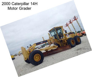 2000 Caterpillar 14H Motor Grader