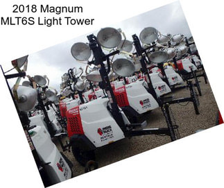 2018 Magnum MLT6S Light Tower