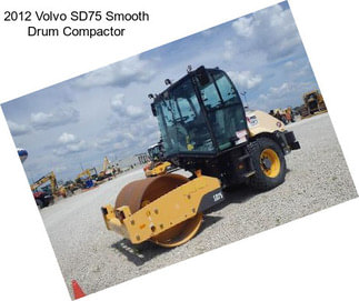 2012 Volvo SD75 Smooth Drum Compactor