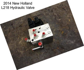 2014 New Holland L218 Hydraulic Valve