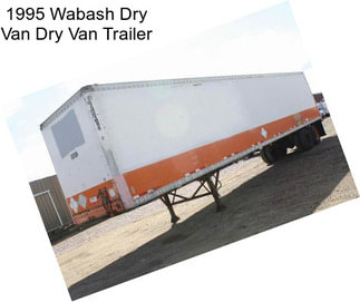 1995 Wabash Dry Van Dry Van Trailer