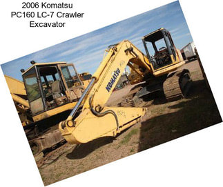 2006 Komatsu PC160 LC-7 Crawler Excavator