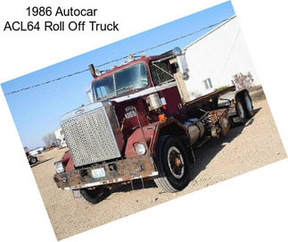 1986 Autocar ACL64 Roll Off Truck