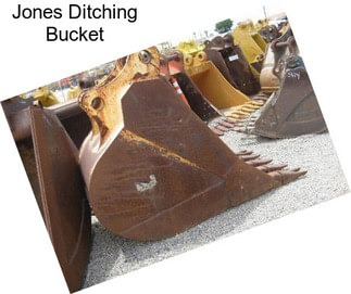 Jones Ditching Bucket