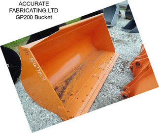 ACCURATE FABRICATING LTD GP200 Bucket