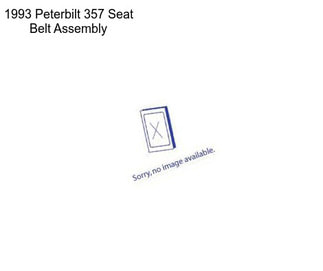 1993 Peterbilt 357 Seat Belt Assembly